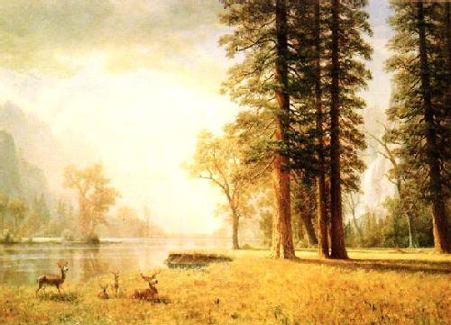 Albert Bierstadt Hetch Hetchy Valley oil painting image